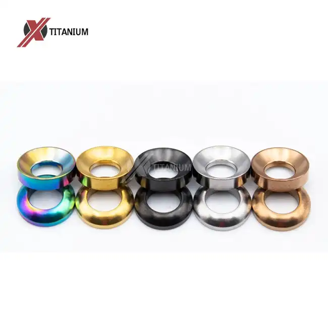 Titanium Cup And Cone Washers For Bicycle